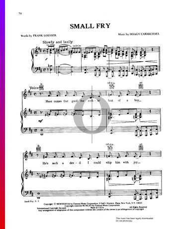 Small Fry Partitura