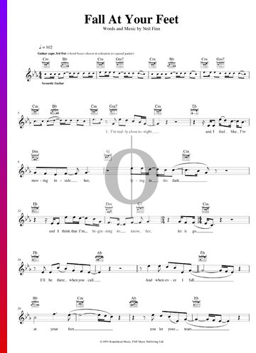 Fall At Your Feet Sheet Music
