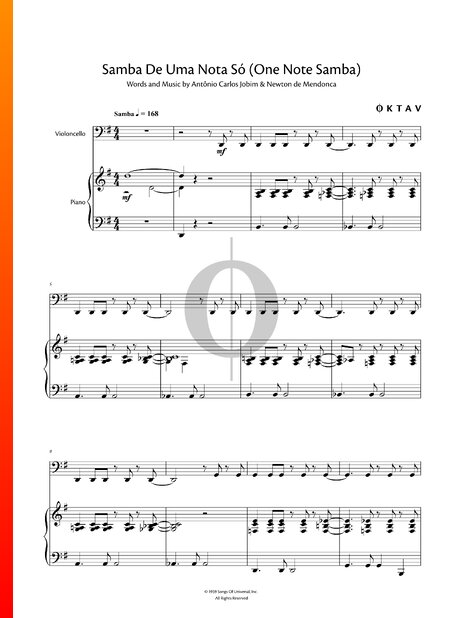 Samba De Uma Nota Só (One Note Samba)