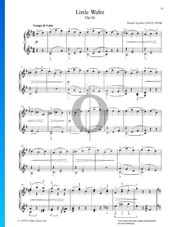 Little Waltz, Op. 26 Sheet Music