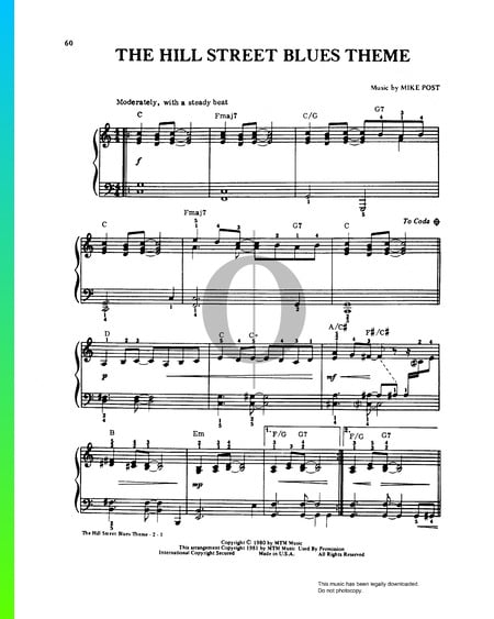 Hill Street Blues Theme Musik-Noten