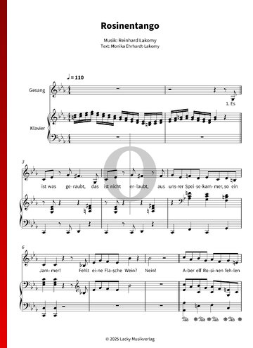 Rosinentango Sheet Music