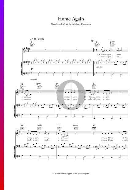 Home Again Musik-Noten
