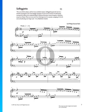 Solfeggietto c-Moll, H.220 Musik-Noten