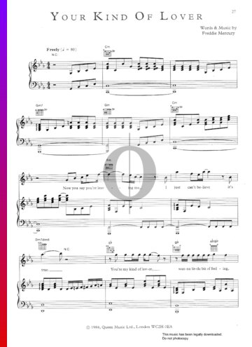 Your Kind Of Lover Sheet Music