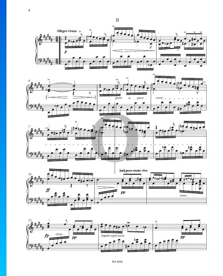 Sonata-Fantaisie in G-sharp Minor: 2. Allegro vivace