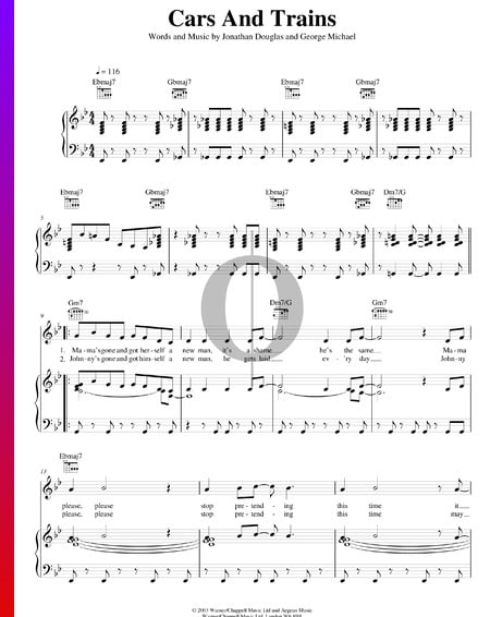 Cars And Trains Musik-Noten