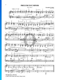 Preludio en mi menor, Op. 11 n.º 4
