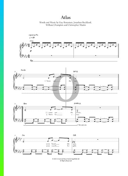 Atlas Musik-Noten