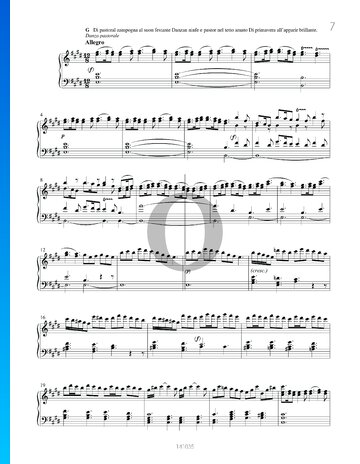 La Primavera – Spring, Op. 8, RV 269: 3. Allegro Partitura
