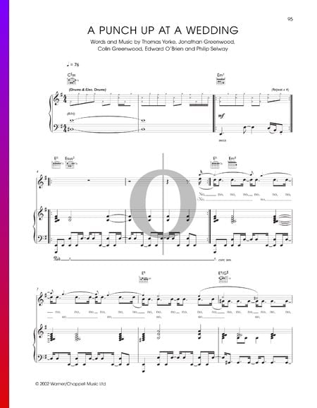 A Punch Up At A Wedding Sheet Music