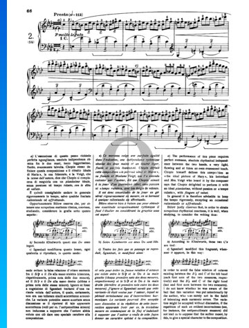 Etüde in f-Moll, Op. 25 Nr. 2 Musik-Noten