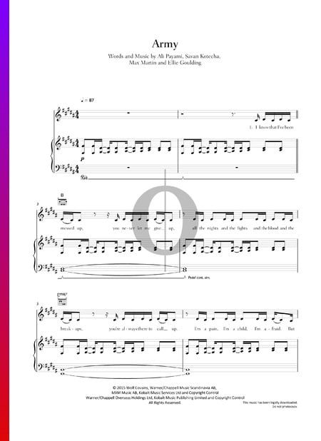 Army Musik-Noten