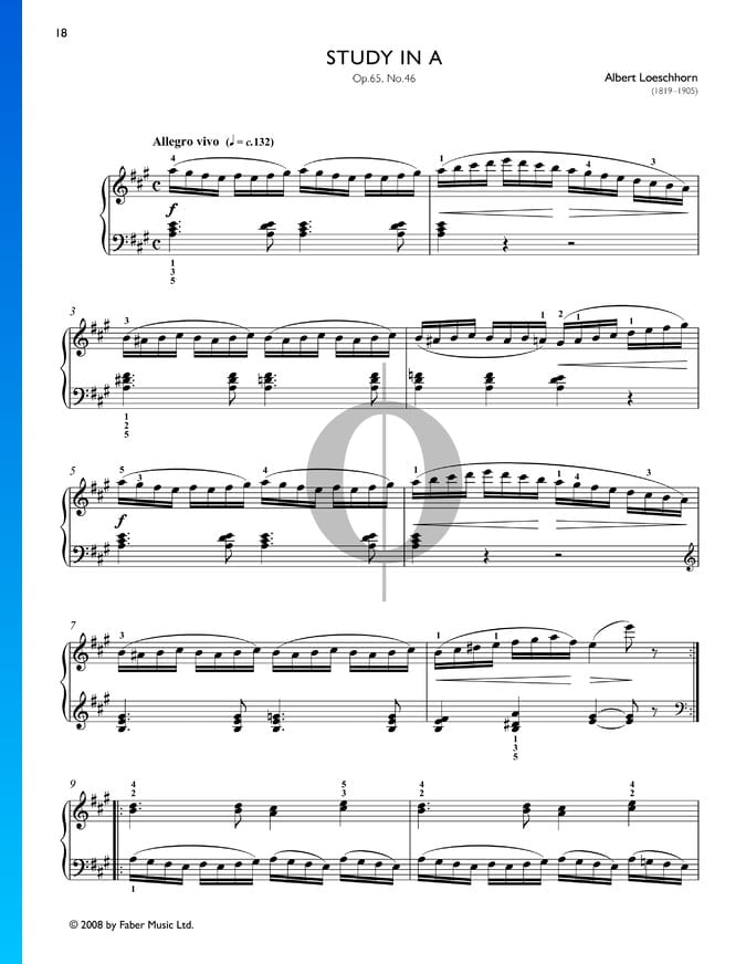Albert Loeschhorn Sheet Music Downloads (PDF) &amp; Subscription - OKTAV