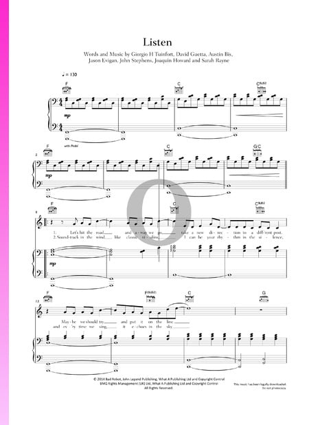 Listen Sheet Music