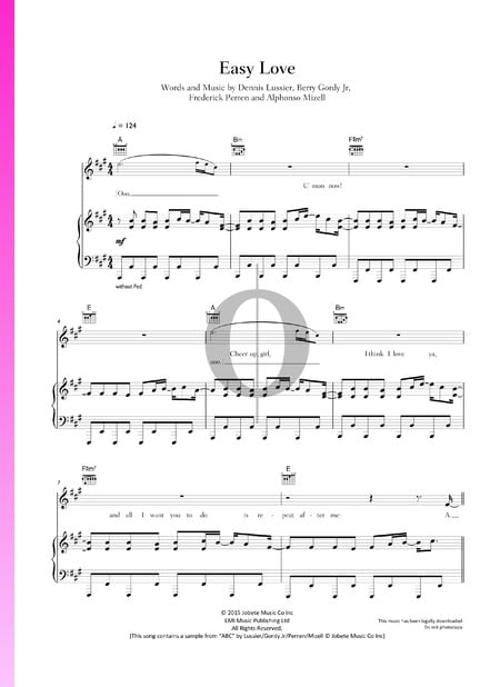 Easy Love Sheet Music