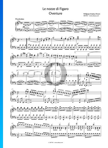 Le nozze di Figaro, KV 492: Ouvertüre Musik-Noten