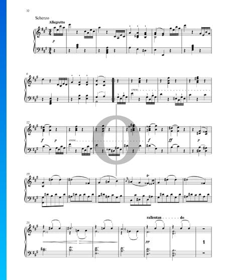Sonata in A Major, Op. 2 No. 2: 3. Scherzo