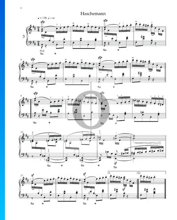 Kinderszenen, Op. 15 Nr. 3: Hasche-Mann Musik-Noten