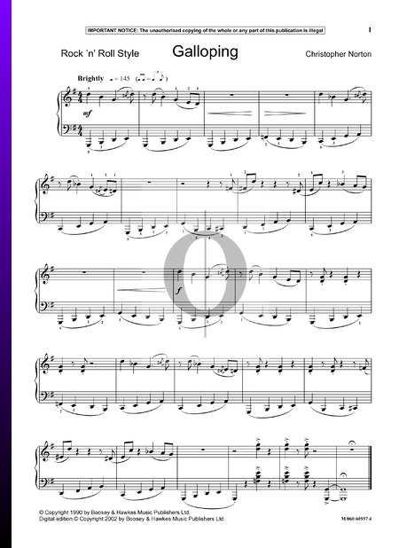 Galloping Sheet Music