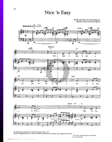 Nice 'n' Easy Sheet Music