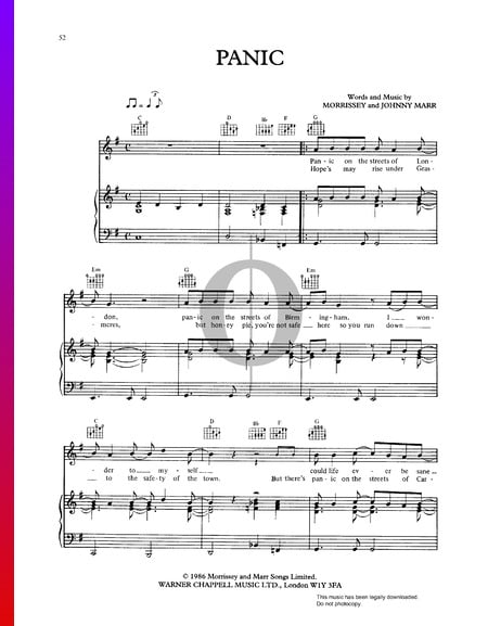 Panic Partitura