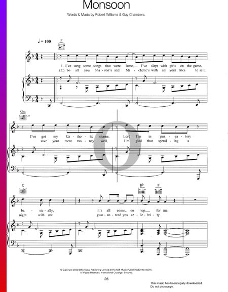 Monsoon Partitura