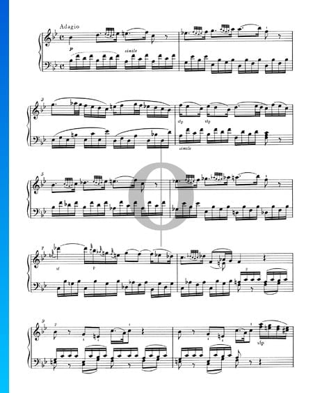 Klaviersonate Nr. 12 F-Dur, KV 332 (300k): 2. Adagio