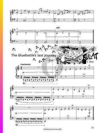 The bluebottle's last journey Sheet Music