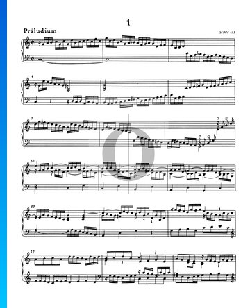 Suite C Major, HWV 443: 1. Prelude Spartito