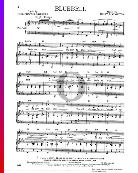 Bluebell Sheet Music