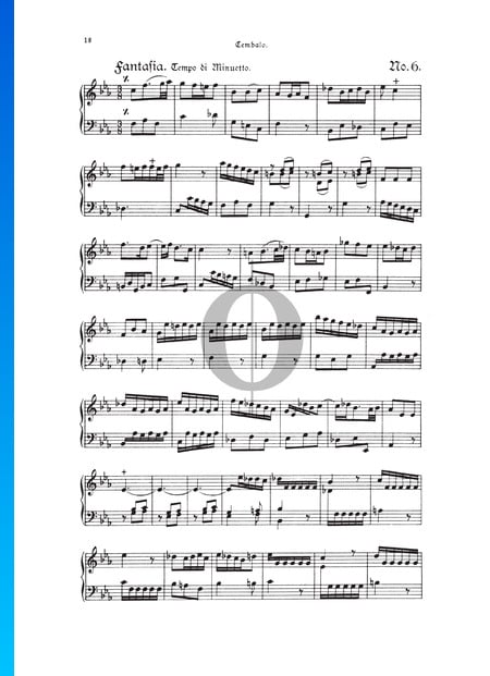 Fantasia, TWV 33:6 Sheet Music
