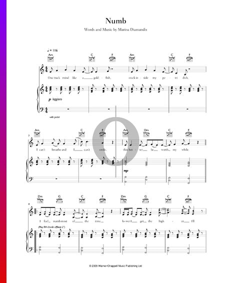 Numb Sheet Music