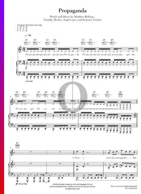 Propaganda Sheet Music