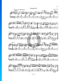Sonate A-Dur, P. XII: 45: 1. Arietta con Variazioni