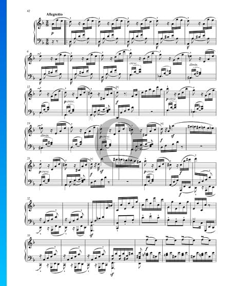Sonate (''Tempest''), Op. 31 Nr. 2: 3. Allegretto