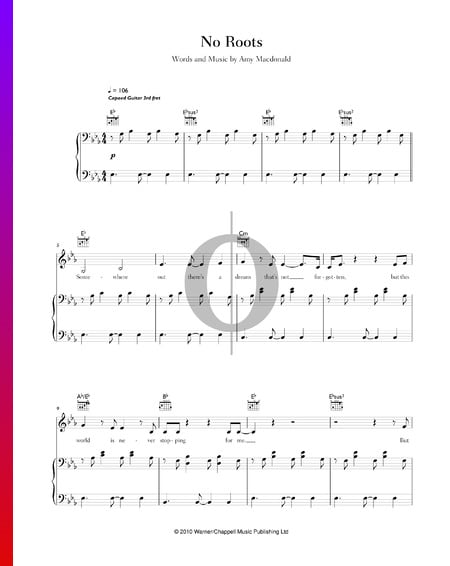 No Roots Musik-Noten