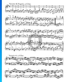 Goldberg Variations, BWV 988: Variatio 10. Fugetta. a 1 Clav.