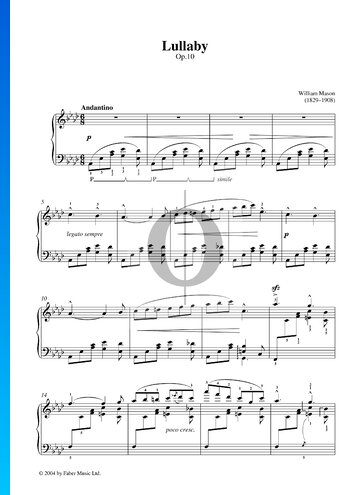 Lullaby, Op. 10 Sheet Music