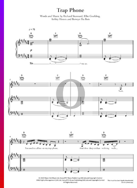 Trap Phone Sheet Music