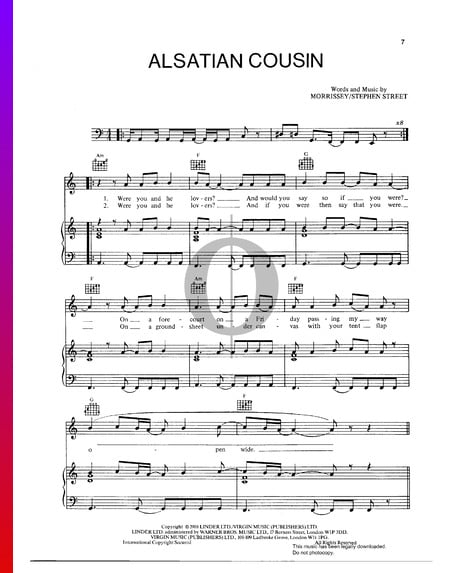 Alsatian Cousin Partitura