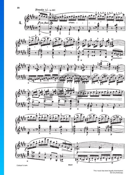 Etüde in cis-Moll, Op. 10 Nr. 4