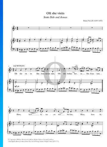 Oft she visits Musik-Noten