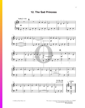 The Sad Princess Musik-Noten