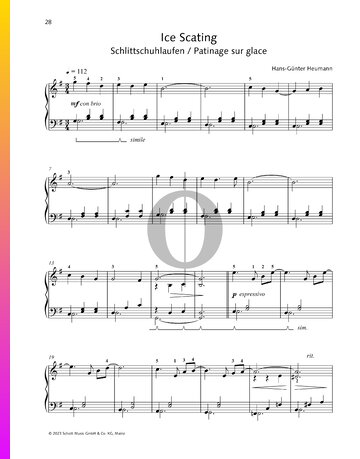 Ice Scating Sheet Music