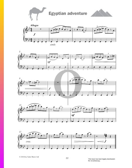 Egyptian Adventure Sheet Music
