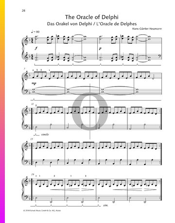 The Oracle of Delphi Sheet Music