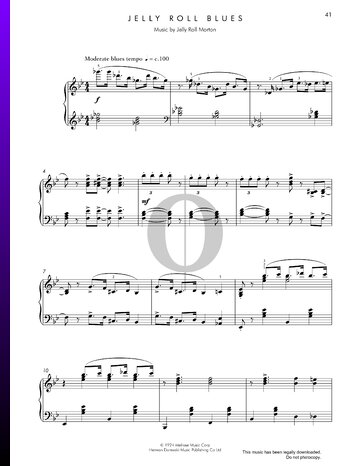 Jelly Roll Blues Sheet Music