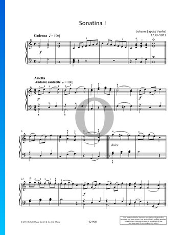 Partition Sonatine en Do majeur, op. 41 n° 1