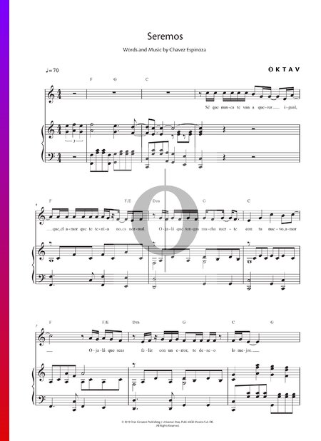 Seremos Sheet Music